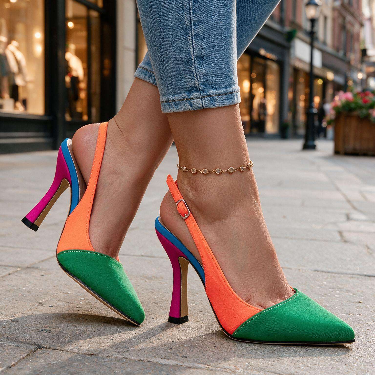 Layla Slingback Heels