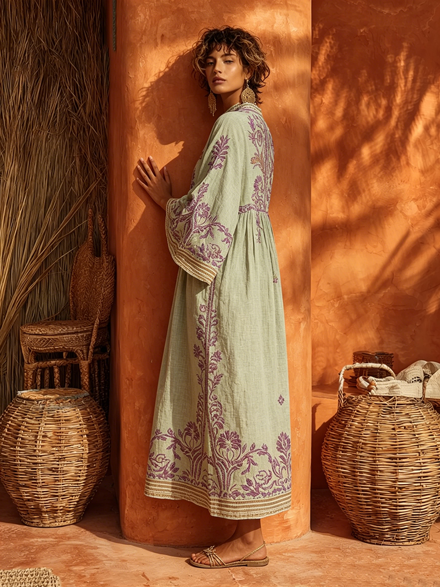 Celestina - Boho Dress with Mediterranean Charm
