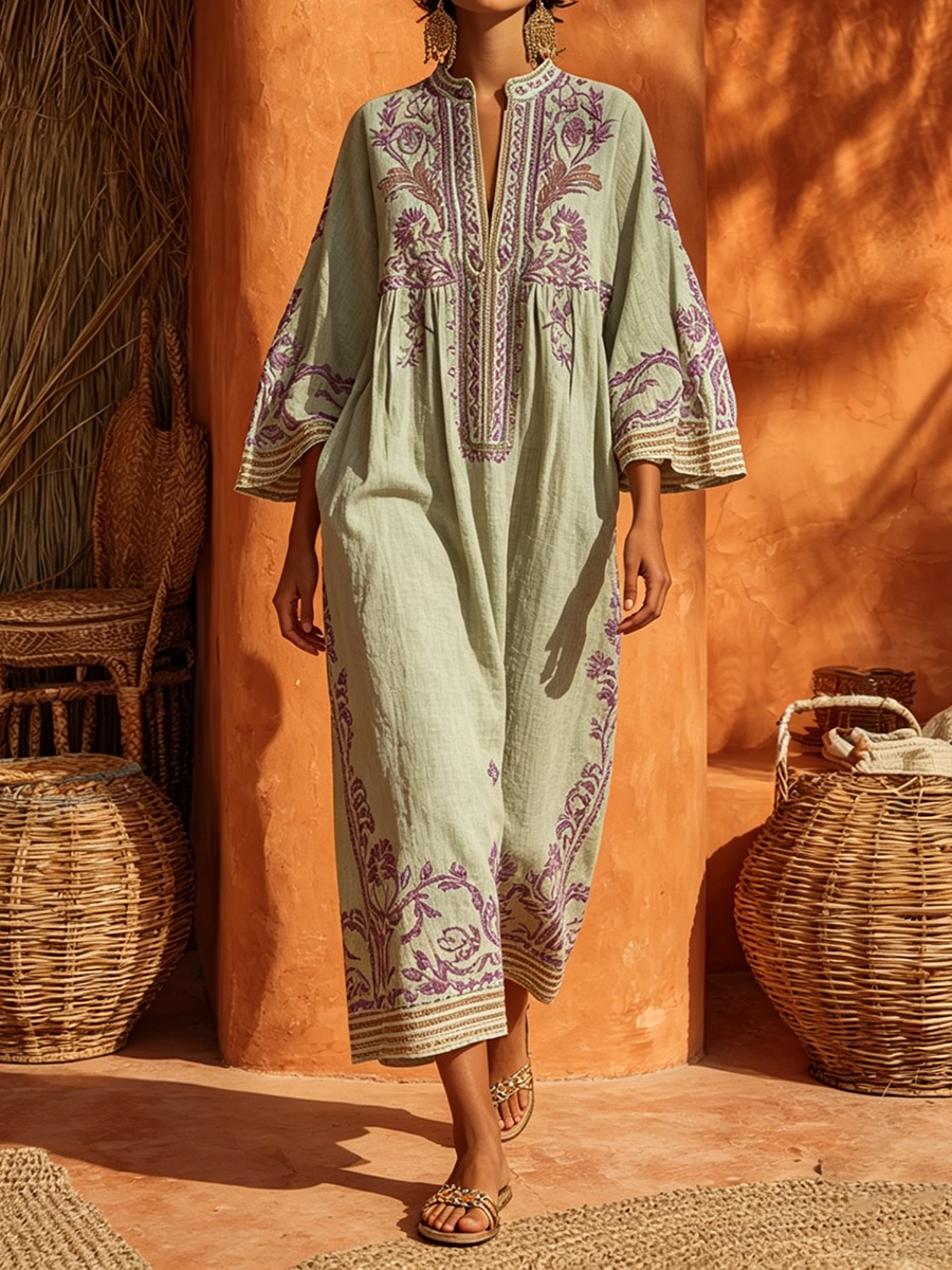 Celestina - Boho Dress with Mediterranean Charm