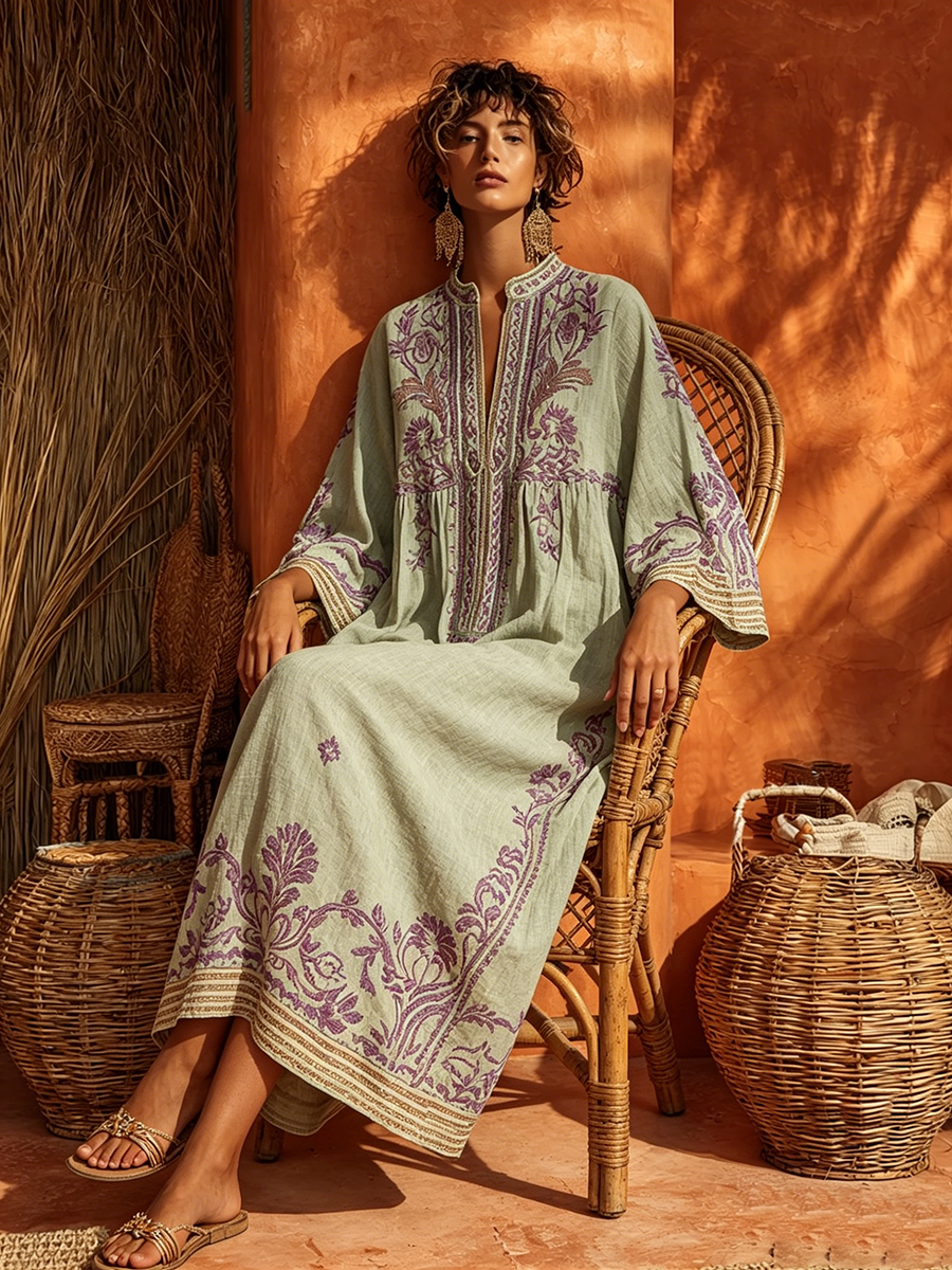 Celestina - Boho Dress with Mediterranean Charm